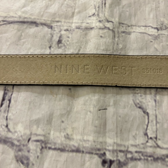 NINE WEST RED/BLACK SKIN PRINT COVERED BUCKLE BELT LEATHER LINING WOMENS XL - Picture 5 of 12